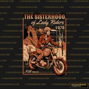 A Man Riding A Motorcycle With The Words The Typography Slogans - DTF Transfer Design