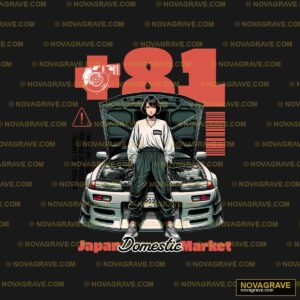 A Man Sitting On Top Of A Car Other Designs - Design DTF
