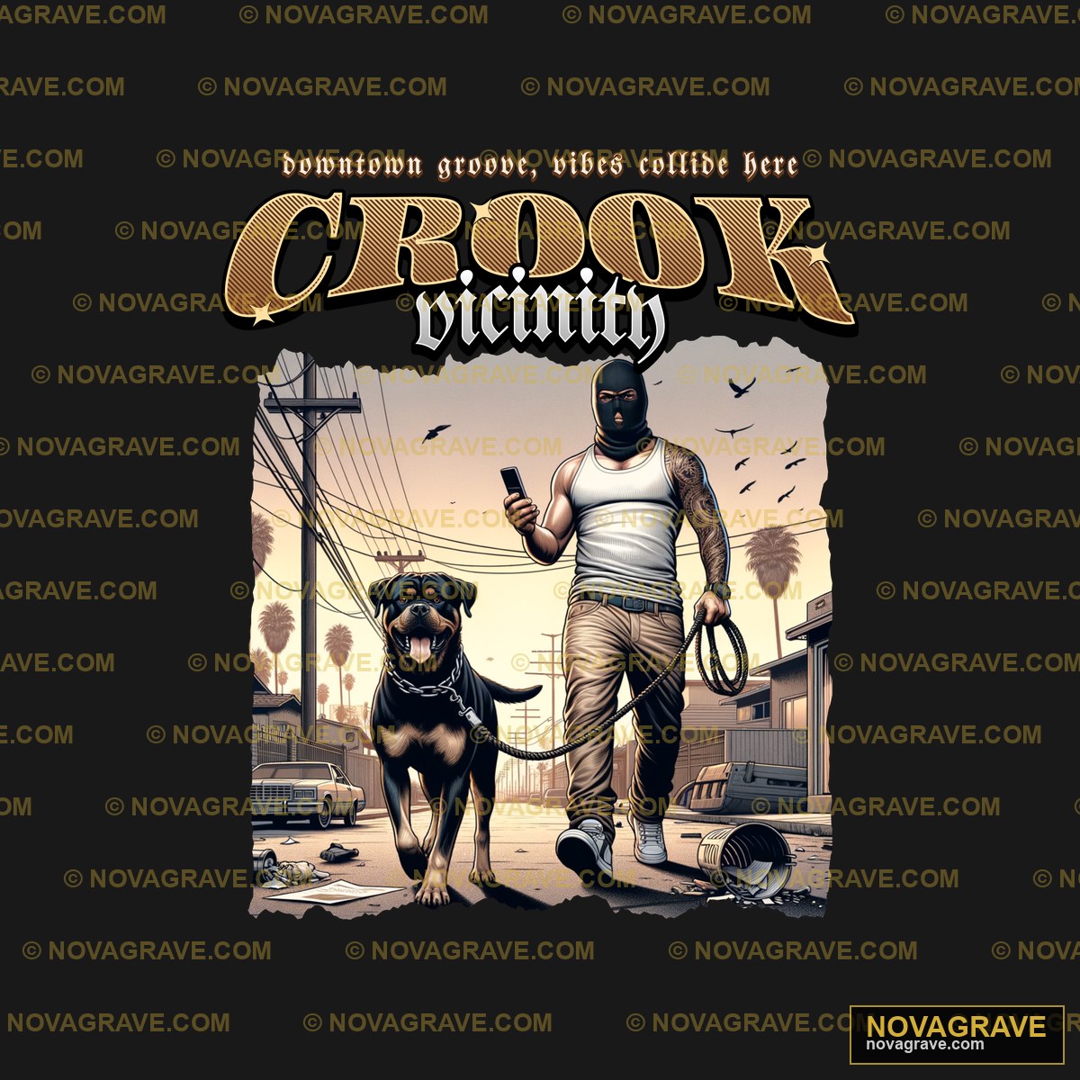 Crook Vicinity Rottweiler DTF Design - SVG PNG DXF Download