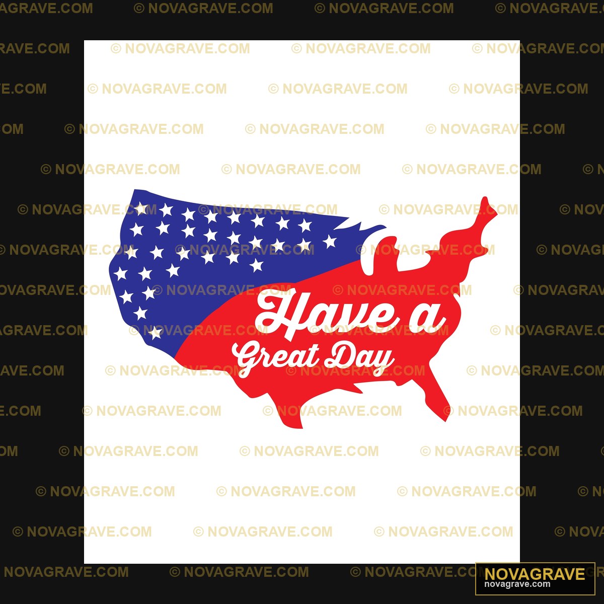 A Map Of The United With The Words Have Great Typography Slogans - DTF Transfer Design