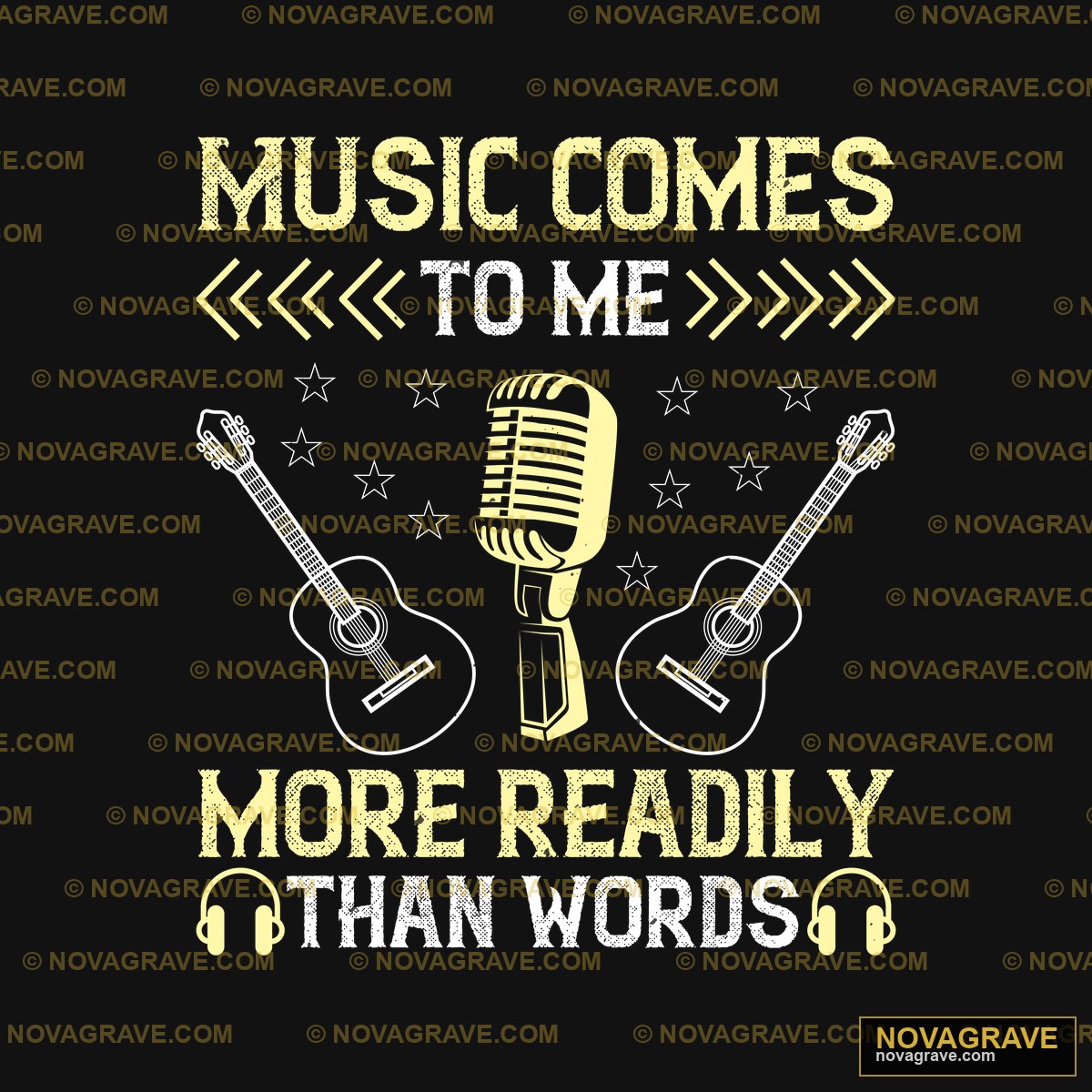 A Microphone With The Words Music Music Culture - DTF Ontwerp