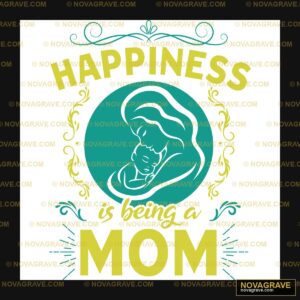 Mother and Baby Happiness Mom DTF Design SVG PNG DXF