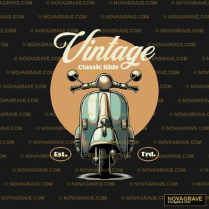 A Motor Scr Retro Vintage - DTF Ontwerp