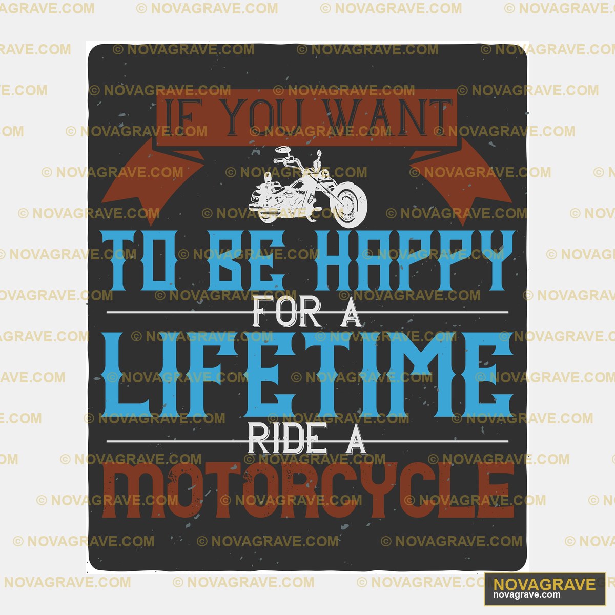 A Motorcycle Is A Great Way To Show Off Your Other Designs - DTF Transfer Design