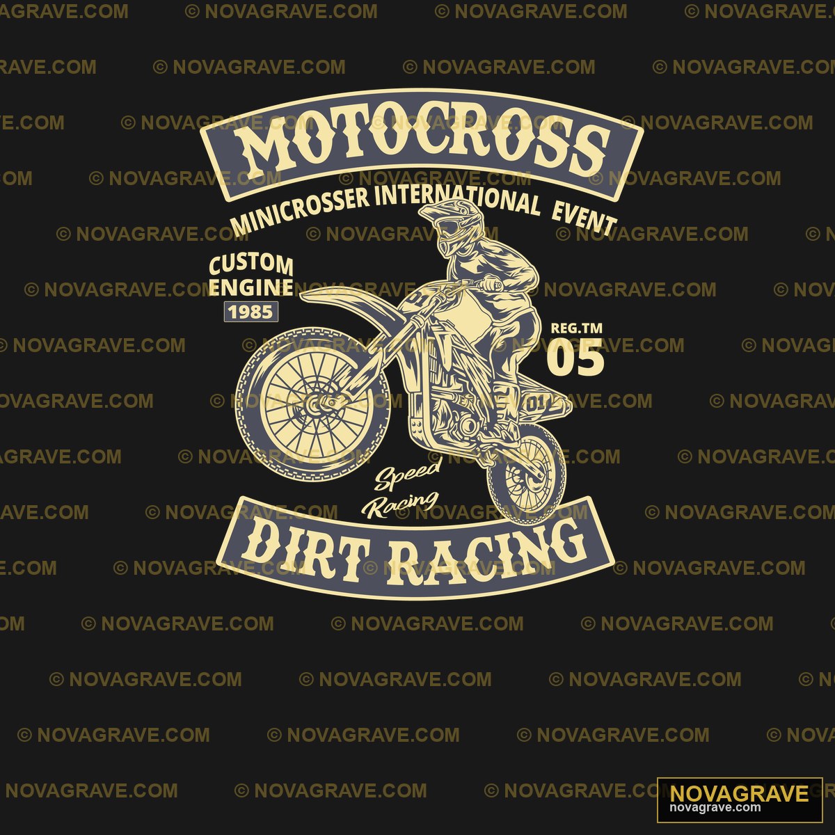 A Motorcycle Rider Riding A Motorcycle With T Typography Slogans - Design DTF