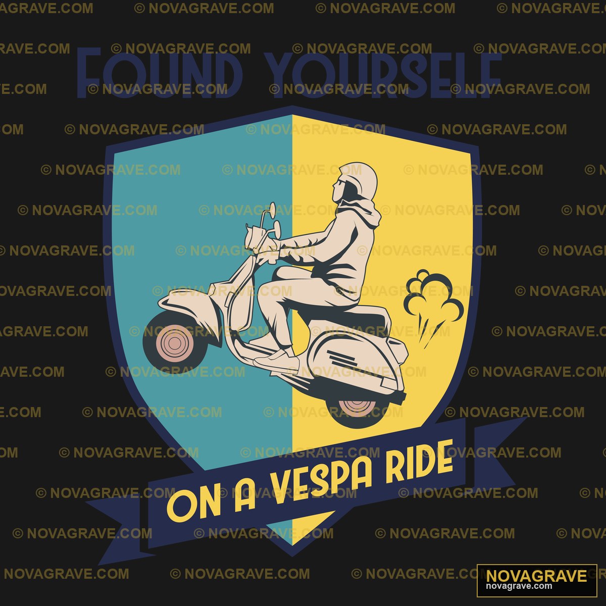 A Motorcycle Rider Riding On A Yellow And Blu Other Designs - DTF Ontwerp