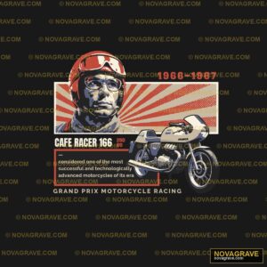 A Motorcycle With A Man In A Helmet And Helme Other Designs - Design DTF