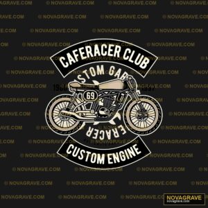 A Motorcycle With The Wordsaeroic On It Typography Slogans - DTF Transfer Design