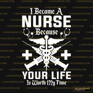 A Nurse Professions DTF Design
