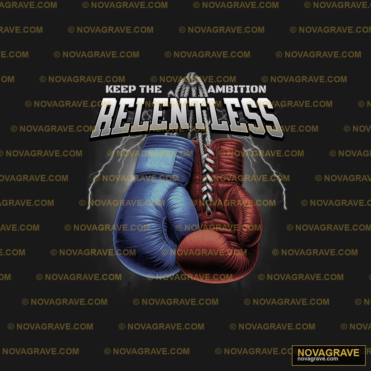 A Pair Of Boxing Gloves With The Wordskeep Th Sports Fitness - Design DTF