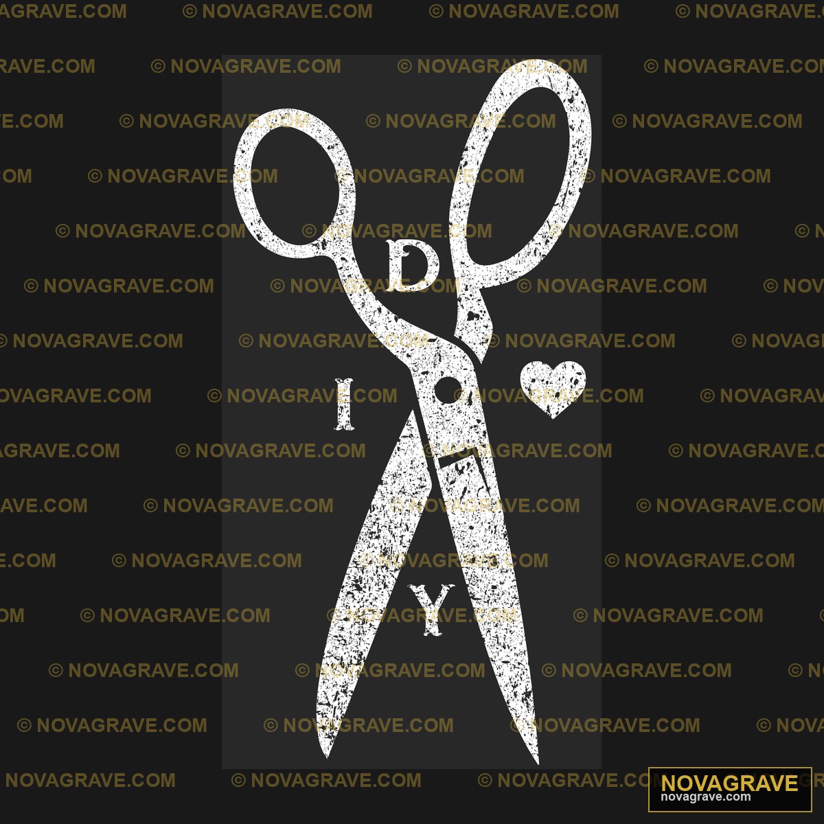 A Pair Of Scissors With A Black Background Other Designs - Design DTF