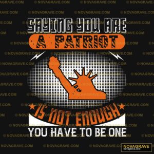 A Patriot Is Not A Fighter Patriotic Military - DTF Ontwerp
