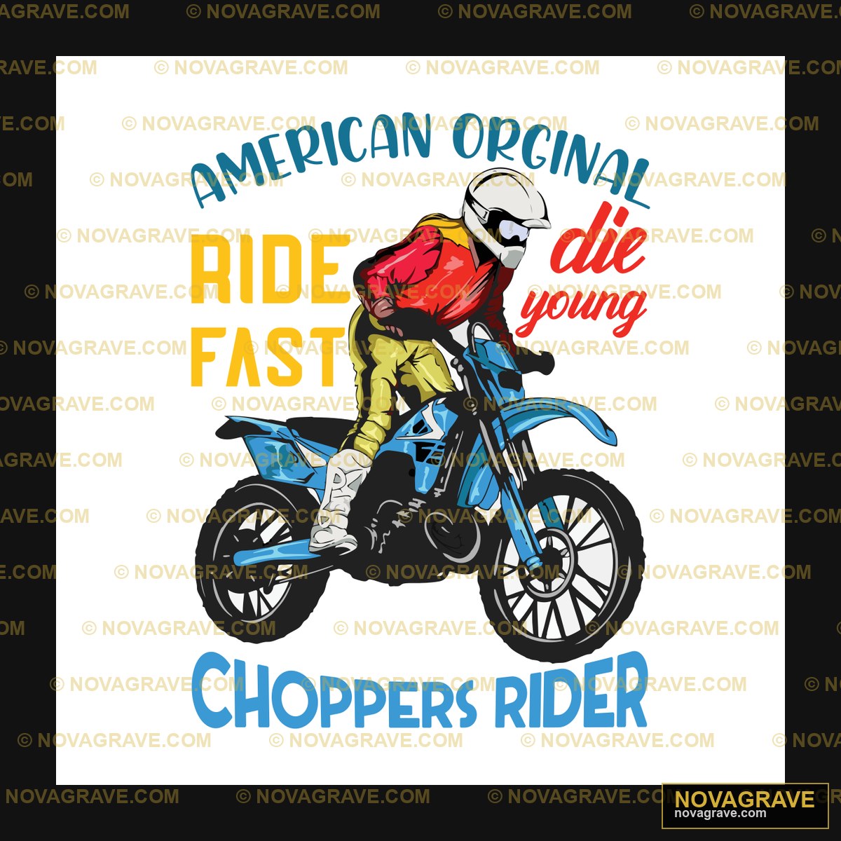 A Person Riding A Motorcycle With The Words A Family Kids - DTF Ontwerp