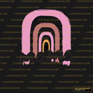 A Pink And Yellow Logo With The Wordnaba Other Designs - DTF Transfer Design