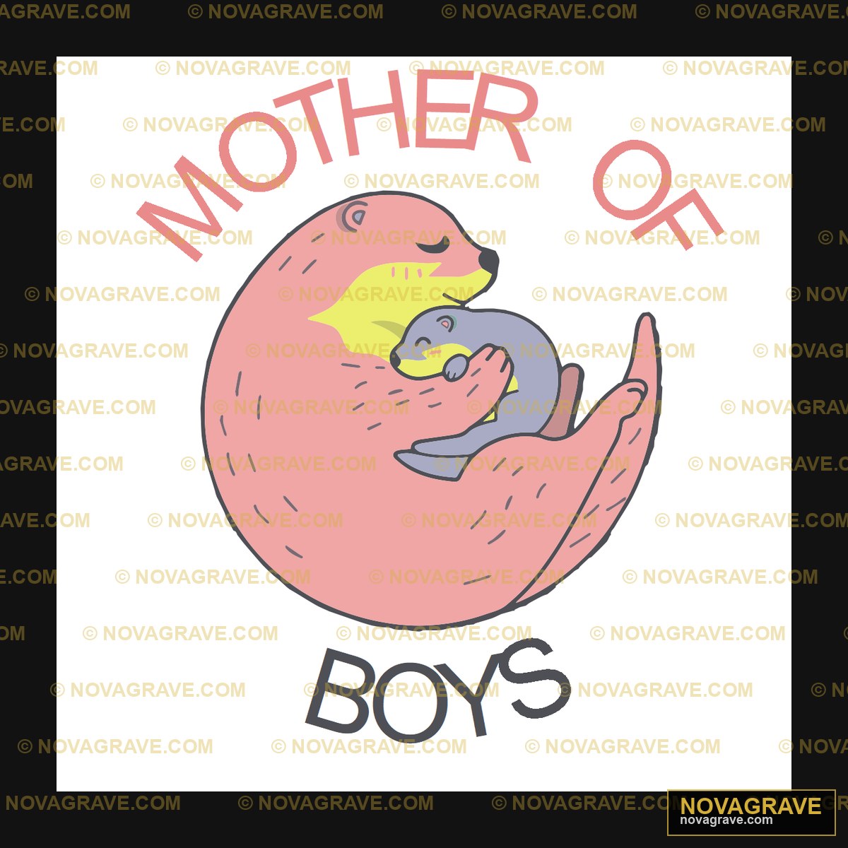 A Pink Bear Holding A Baby Bear In Its Arms Animals Wildlife - Design DTF