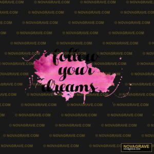 A Pink Watercolor Stain With The Words Dear D Typography Slogans - Design DTF