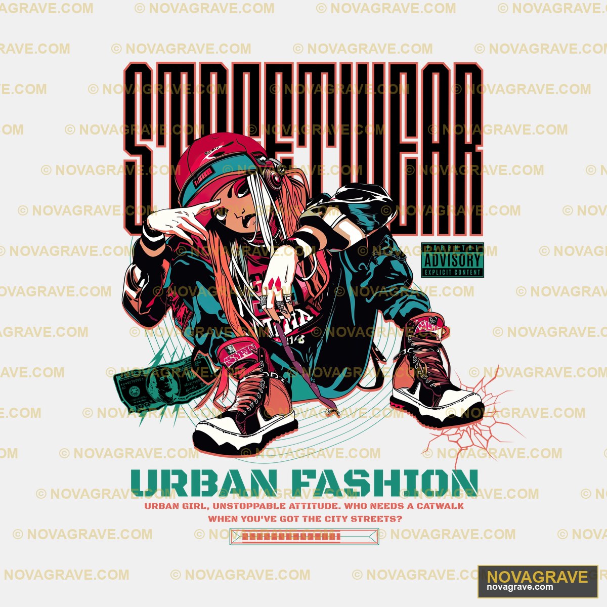 A Poster For An Urban Fashion Show Streetwear Urban 2 - Design DTF