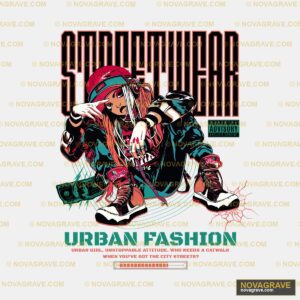 A Poster For An Urban Fashion Show Streetwear Urban - DTF Ontwerp
