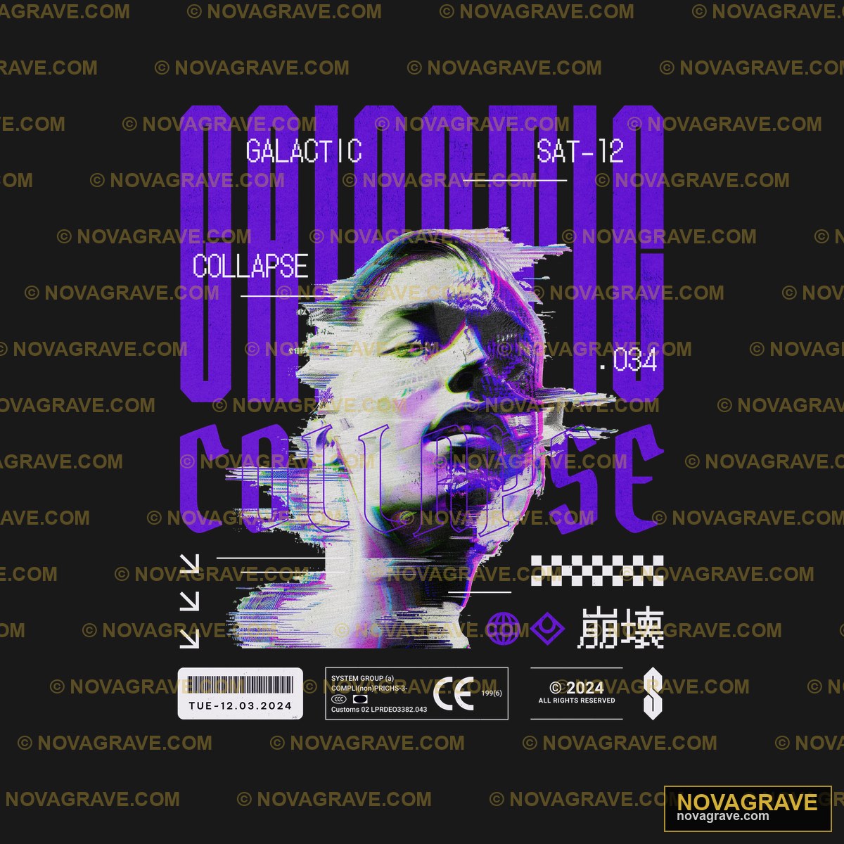 A Poster For The Galactic Art Show Music Culture - DTF Transfer Design