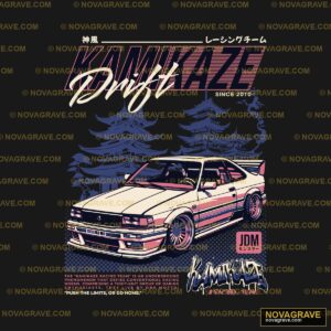 A Poster For The Japanese Car Show Other Designs DTF Design