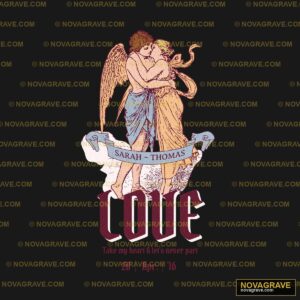 A Poster For The Love Of A Couple Seasonal Holiday - DTF Transfer Design