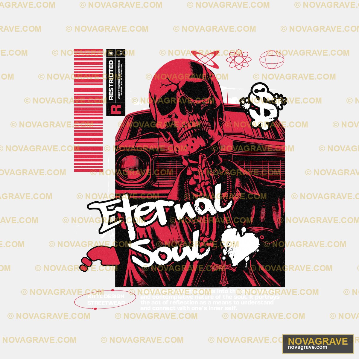A Poster For The New Release Of The New Album Streetwear Urban - DTF Transfer Design