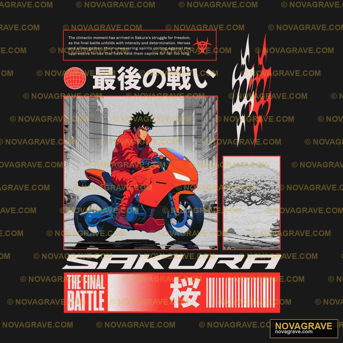 A Poster Of A Man Riding A Motorcycle Other Designs - DTF Transfer Design