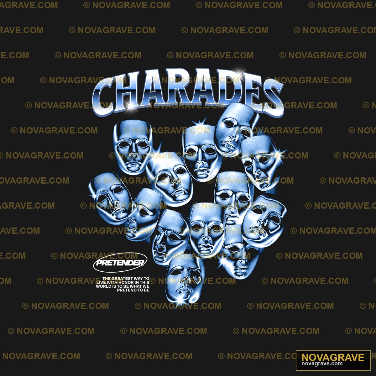 A Poster With A Bunch Of Masks On It Other Designs - Design DTF