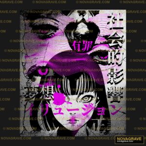 A Poster With A Girl And A Man Other Designs - DTF Transfer Design