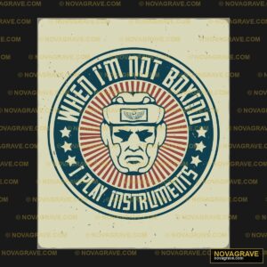 A Poster With A Man In A Hat And Stars Nature Botanical - DTF Transfer Design