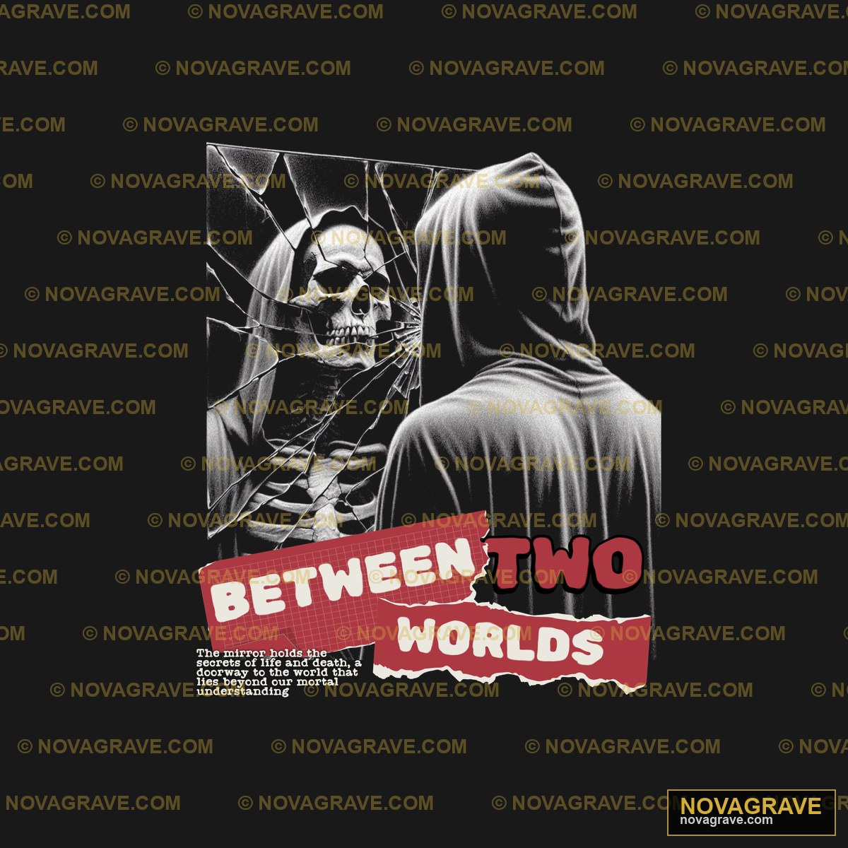 A Poster With A Skull And A Man In A Hoodie Streetwear Urban - DTF Ontwerp