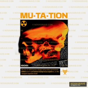A Poster With A Skull And A Skull On It Streetwear Urban 2 - DTF Transfer Design
