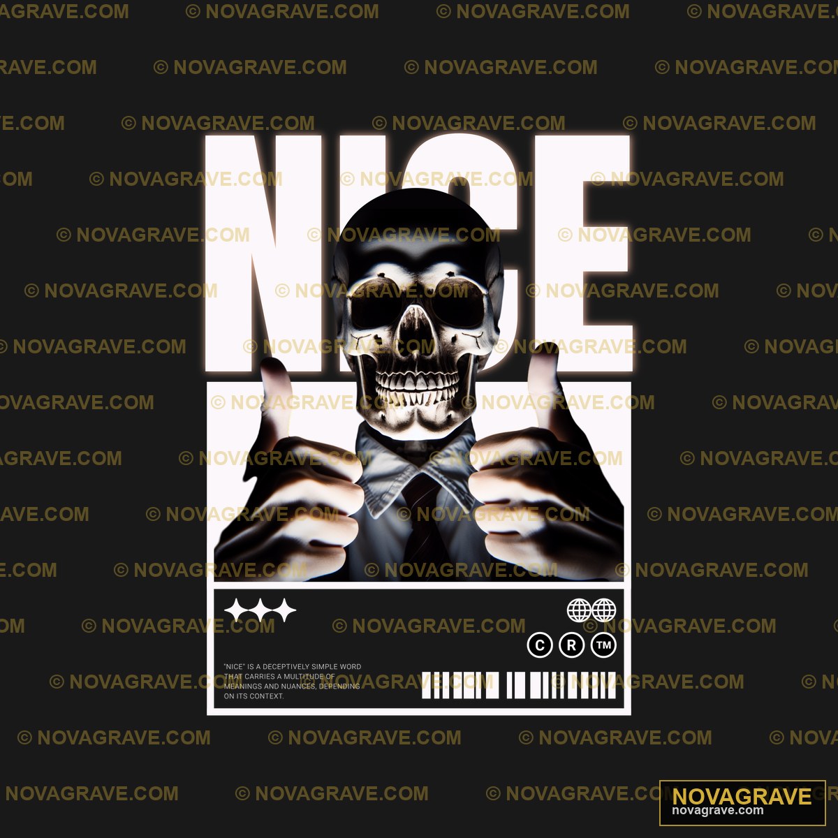 A Poster With A Skull In The Middle Streetwear Urban - DTF Transfer Design