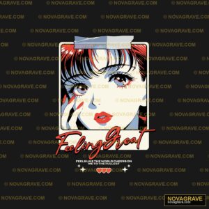 A Poster With A Womans Face And The Words Pla Typography Slogans - Design DTF