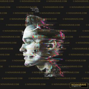 A Poster With A Womans Face And The Wordsfutu Typography Slogans - DTF Transfer Design