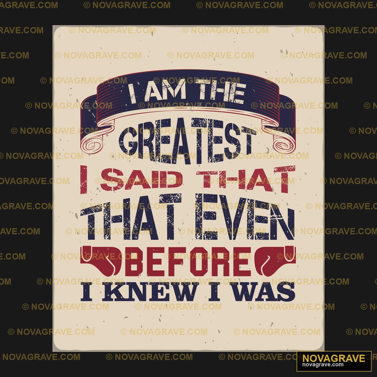 A Poster With The Words I Ame Great Im A Grea Typography Slogans - DTF Ontwerp