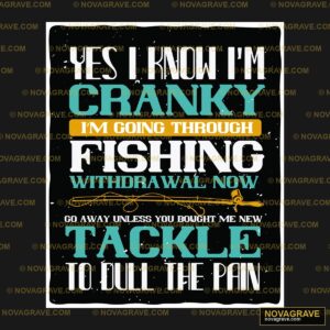 A Poster With The Words Its Not A Cranky Fish Animals Wildlife - DTF Ontwerp