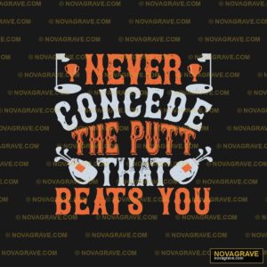 A Poster With The Words Never To The Put That Typography Slogans - Design DTF