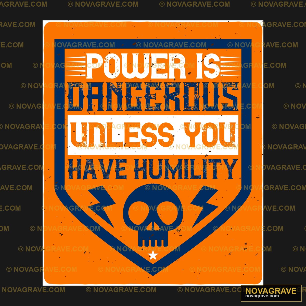 A Poster With The Words Power Is Strength Des Typography Slogans - Design DTF
