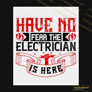 A Poster With The Words Run For The Electric Professions - Design DTF