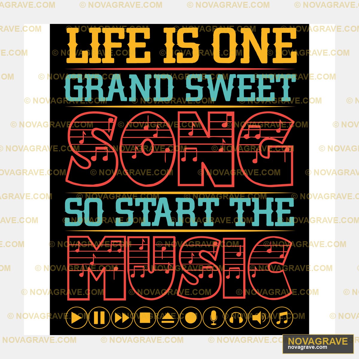 A Poster With The Wordslisten To The Music Music Culture - DTF Ontwerp