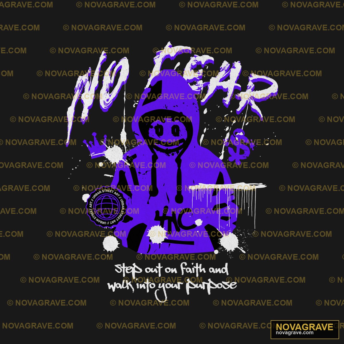 A Purple And Black Shirt With A Cartoon Chara Other Designs - DTF Transfer Design