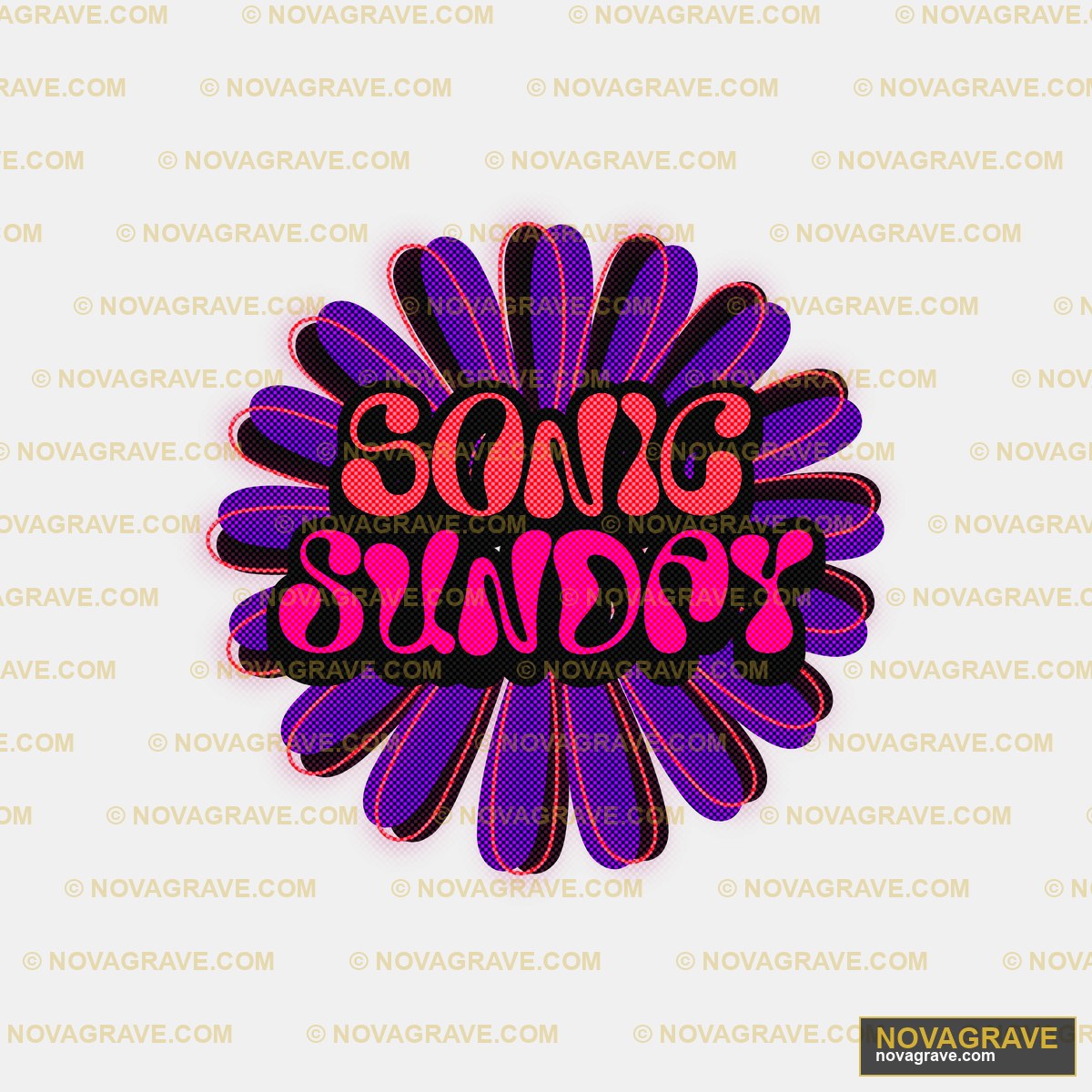 A Purple Flower With The Word Love In The Mid Nature Botanical - DTF Transfer Design