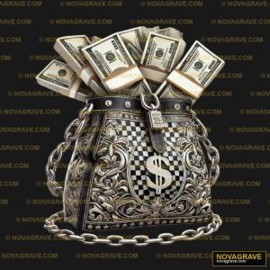 A Purse Full Of Money Other Designs - DTF Transfer Design