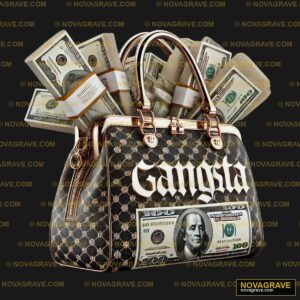 A Purse With Money And A Bag Of Cash Other Designs - DTF Transfer Design
