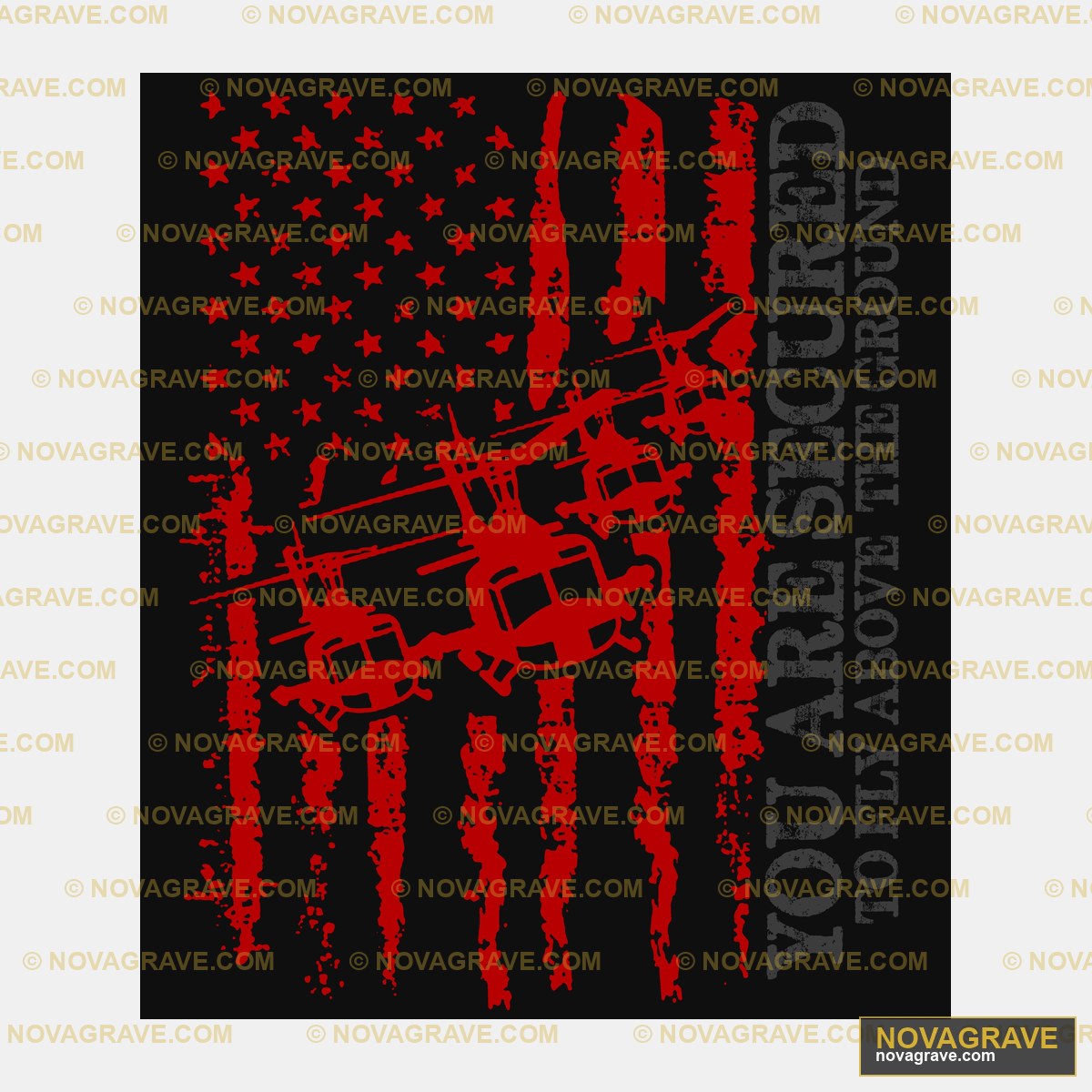 A Red And Black Flag With A Gun In The Middle Patriotic Military - DTF Ontwerp