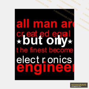 A Red And White Sign That Says All Man Are Cr Professions - DTF Ontwerp