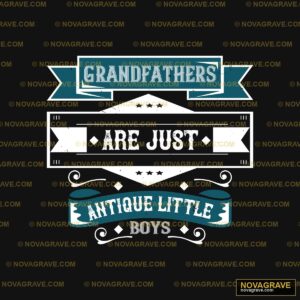 A Set Of Two Banners With The Words Grandfath Typography Slogans - Design DTF