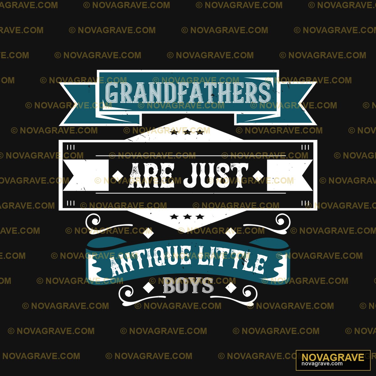 A Set Of Two Banners With The Words Grandfath Typography Slogans - DTF Ontwerp