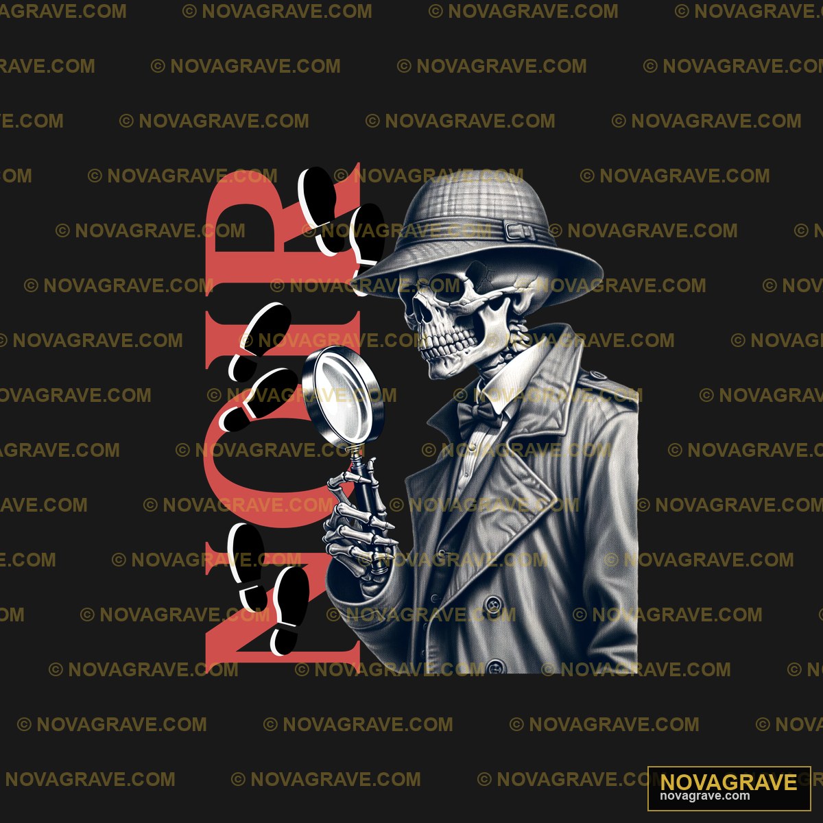 A Skeleton In A Hat Holding A Magni Streetwear Urban - DTF Ontwerp
